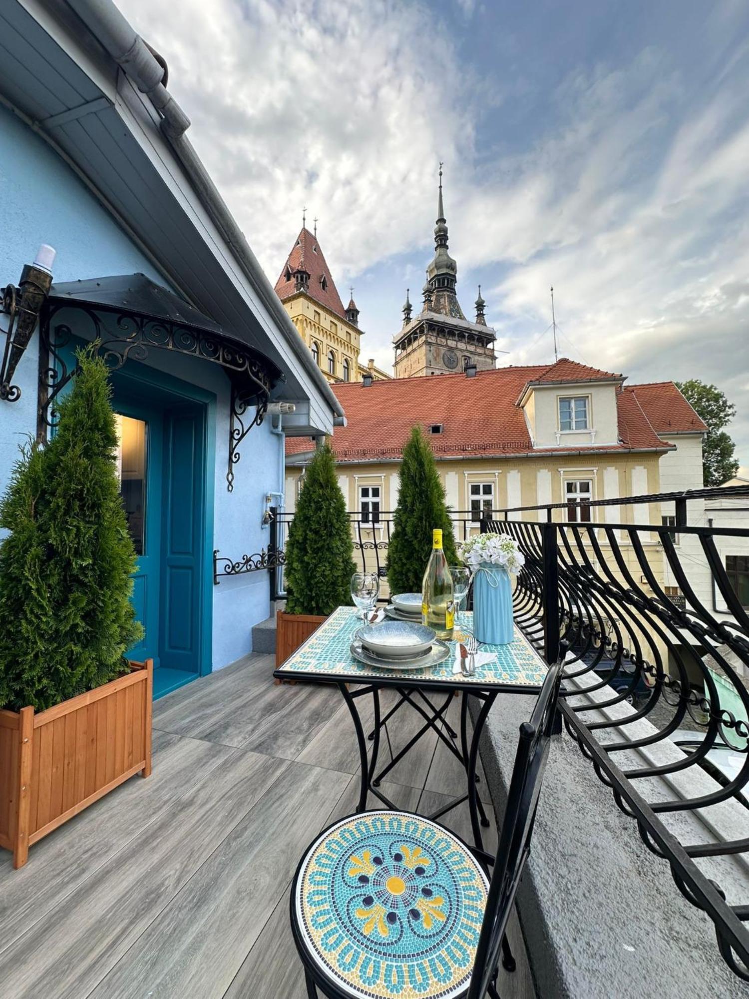 Appartamento Blue House Citadel Sighişoara Esterno foto