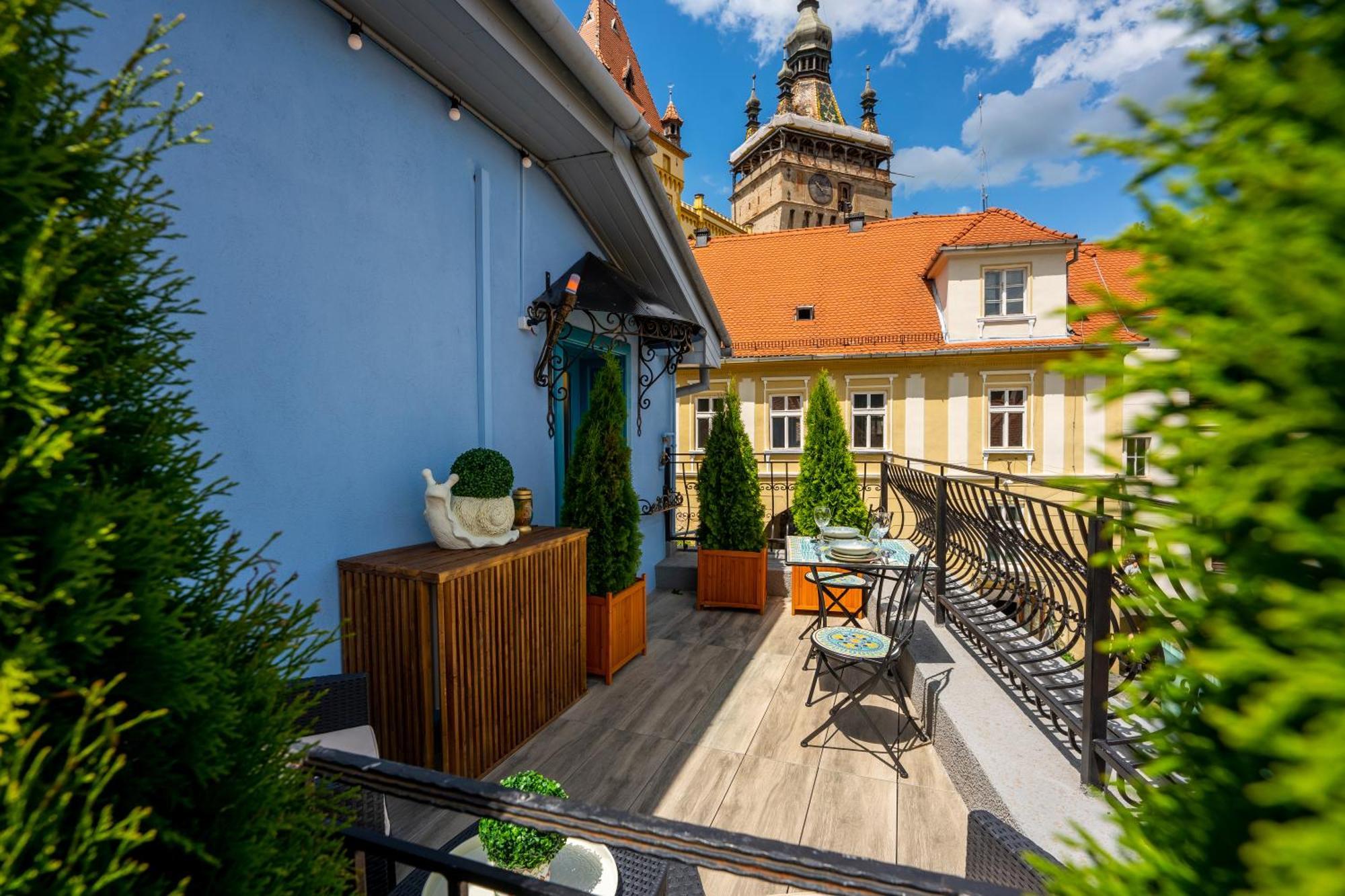 Appartamento Blue House Citadel Sighişoara Esterno foto