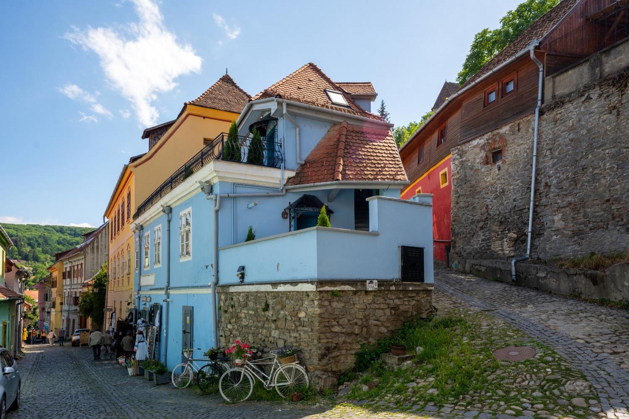 Appartamento Blue House Citadel Sighişoara Esterno foto
