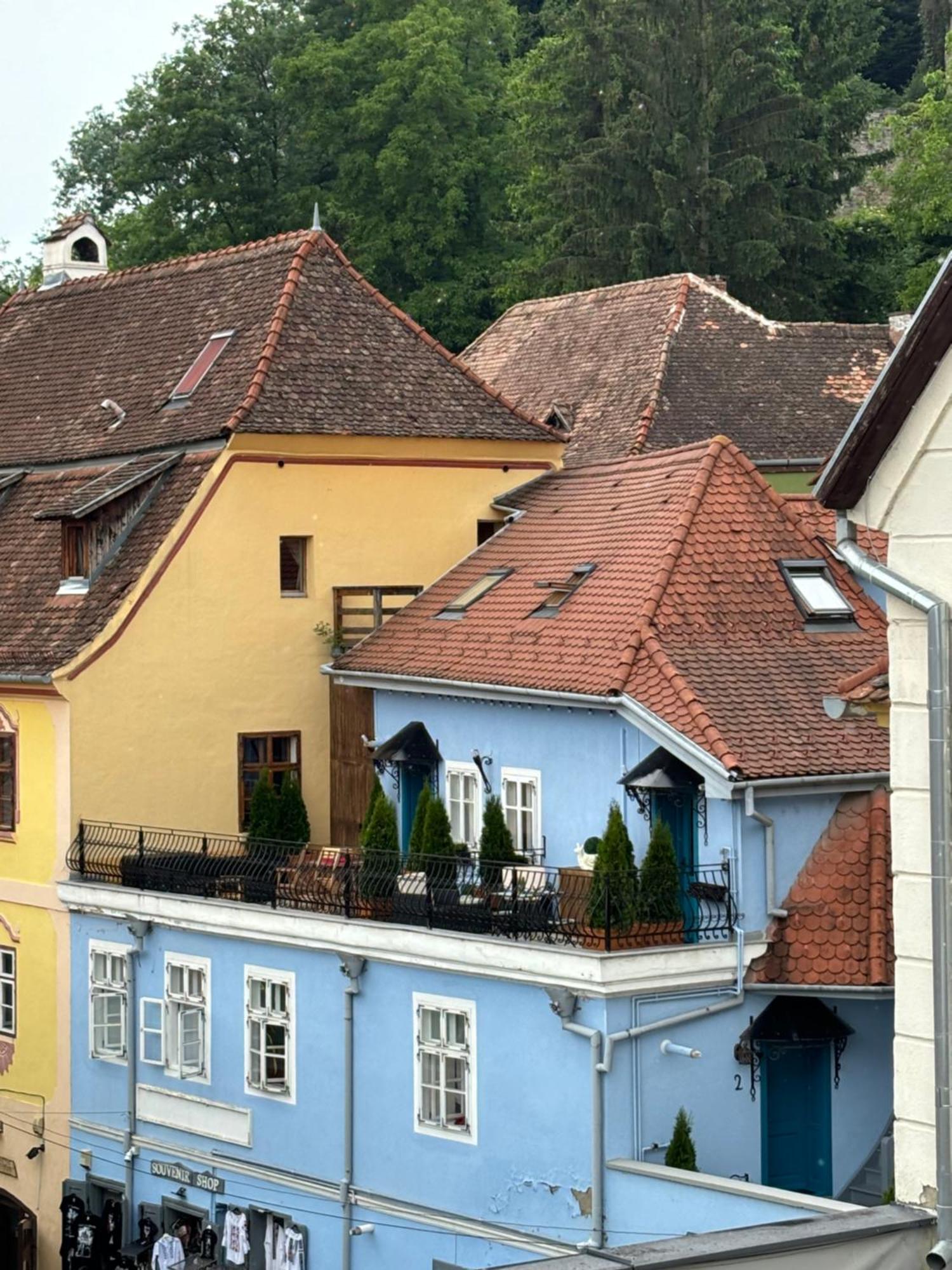 Appartamento Blue House Citadel Sighişoara Esterno foto